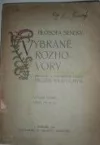 Vybrané rozhovory