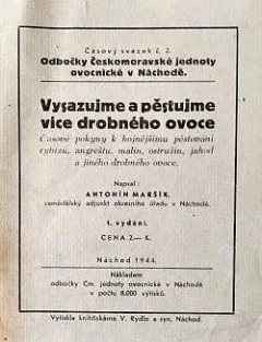 Vysazujme a pěstujme více drobného ovoce