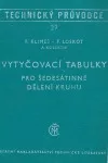 Vytyčovací tabulky pro šedesátinné dělení kruhu