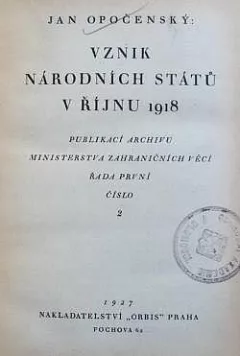 Vznik národních států v říjnu 1918