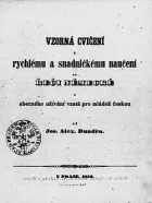Vzorná cvičení k rychlému a snadničkému naučení se řeči německé