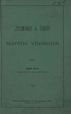 Vzpomínky a úvahy starého vlastence