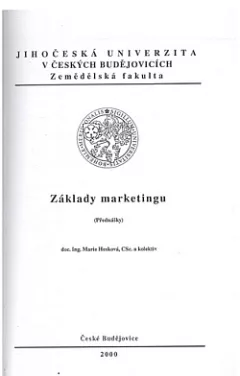 Základy marketingu: Přednášky