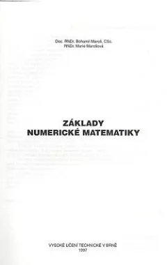 Základy numerické matematiky