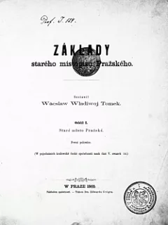 Základy starého místopisu Pražského I.