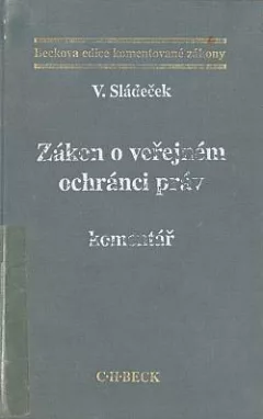 Zákon o veřejném ochránci práv: komentář