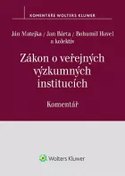 Zákon o veřejných výzkumných institucích (č. 341/2005 Sb.). Komentář