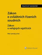 Zákon o zvláštních řízeních soudních. Zákon o veřejných rejstřících