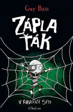 Záplaťák v pavoučí síti