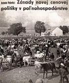Zásady novej cenovej politiky v polnohospodárstve