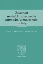 Závaznost soudních rozhodnutí – vnitrostátní a mezinárodní náhledy