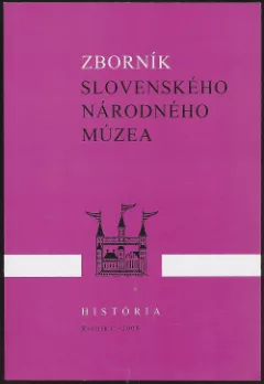 Zborník Slovenského národného múzea - História 46