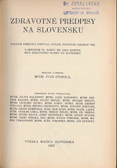 Zdravotné predpisy na Slovensku