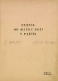 Zedník od Matky Boží v Paříži