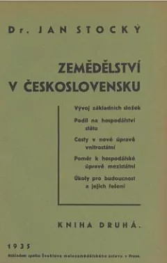 Zemědělství v Československu. Kniha druhá
