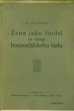 Žena jako činitel ve vývoji hospodářského řádu