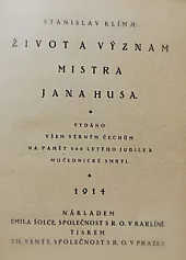 Život a význam Mistra Jana Husa