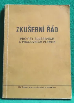 Zkušební řád pro psy služebních a pracovních plemen