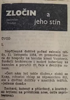 Zločin a jeho stín