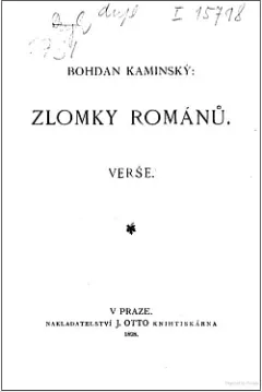 Zlomky románů