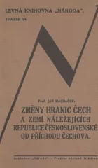 Změny hranic Čech  a zemí náležejících republice Československé od příchodu Čechova